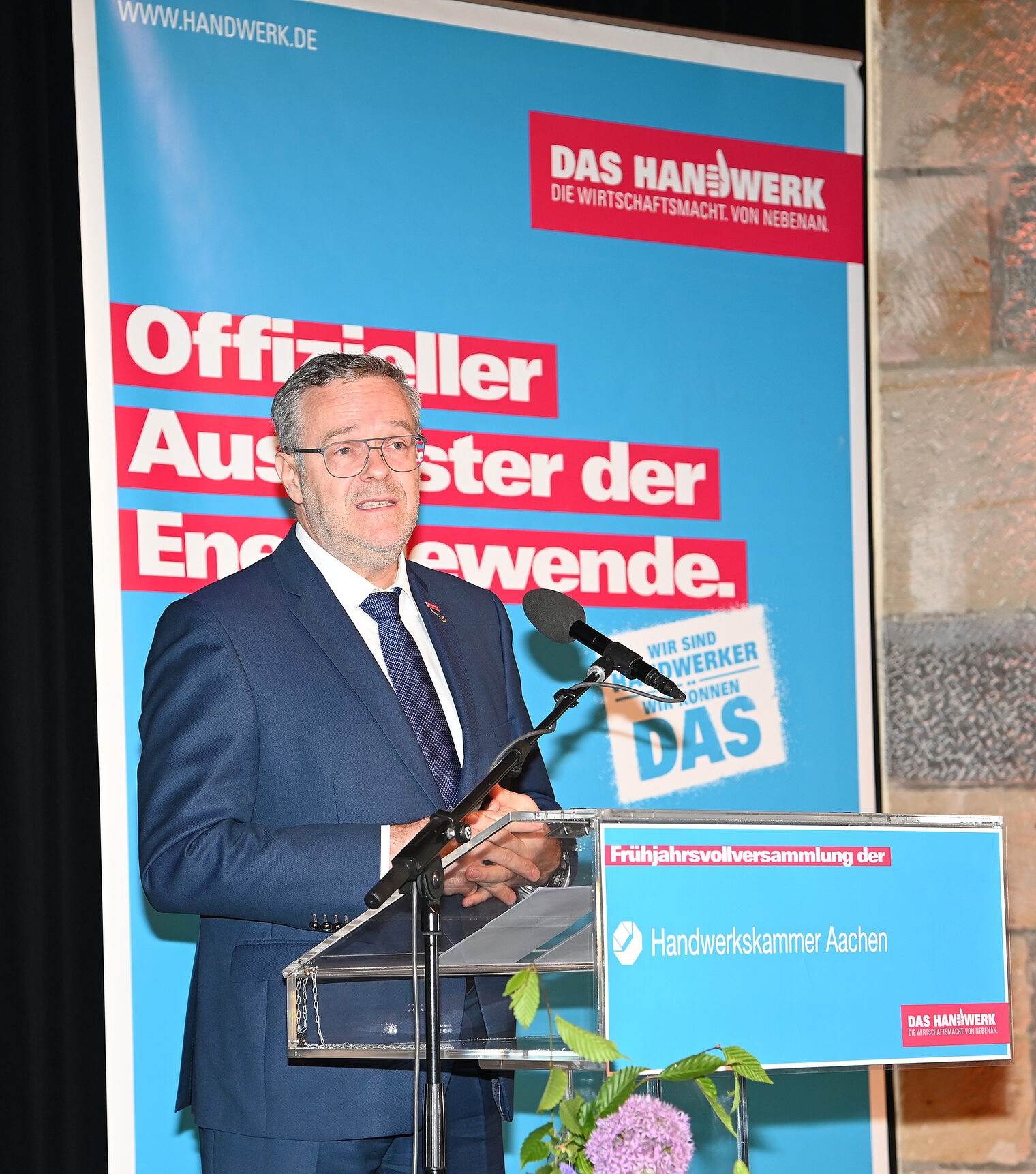 Frühjahrsvollversammlung der Handwerksxkammer Aachen Schlagwort(e): Jörg Dittrich, Präsident des Zentralverbandes des Deutschen Handwerks
