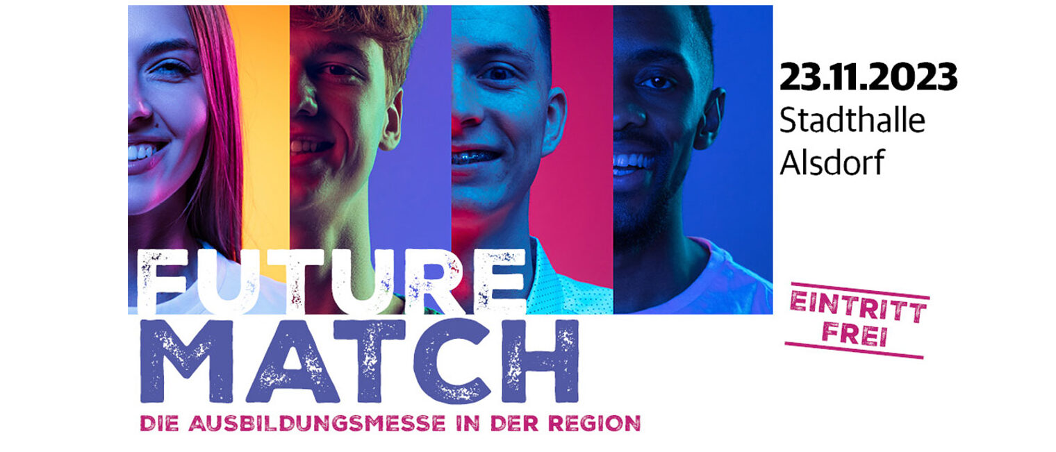 Entdecke Deine Zukunft im Handwerk bei der FutureMatch Berufsorientierungsmesse am 23. November 2023 in Alsdorf.