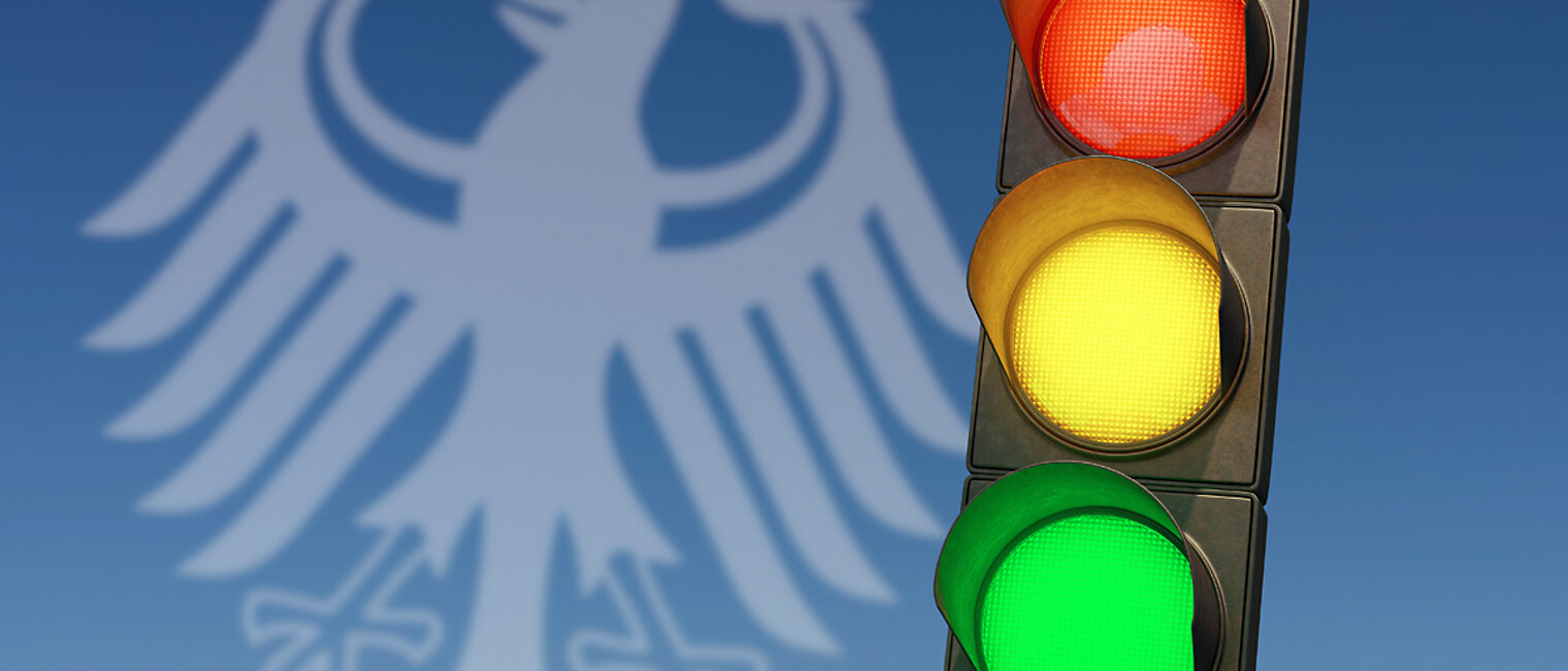 Die Ampel im Fokus: Rot, Gelb und Grün wollen als Regierungskoalition einen Umbruch in Deutschland einleiten. Das Handwerk hat klare Erwartungen und fordert gute Bedingungen für den Mittelstand. 