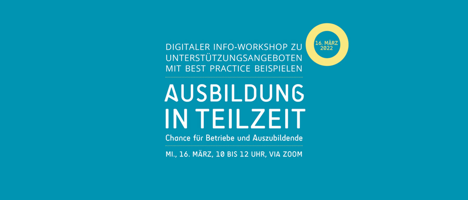 Eine Ausbildung in Teilzeit ist in allen dualen Ausbildungsberufen möglich. Eine Ausbildung in Teilzeit ist in allen dualen Ausbildungsberufen möglich.