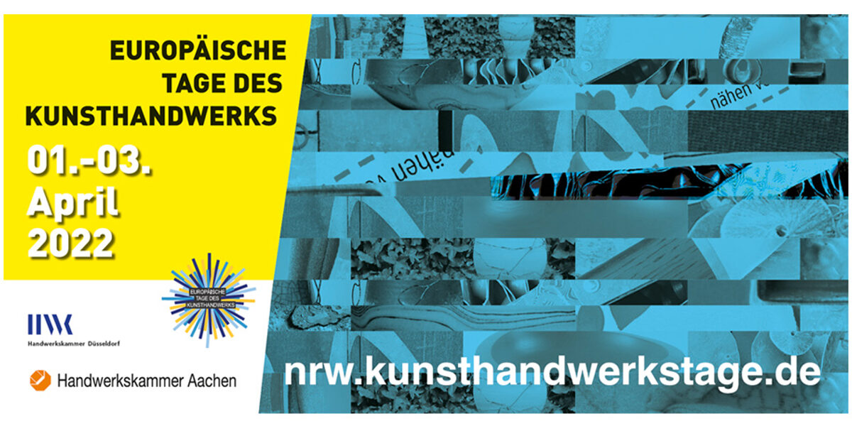 Die Teilnahme an den ETAK und die Veröffentlichung auf der Website sind kostenlos! Alle Infos unter nrw.kunsthandwerkstage.de.