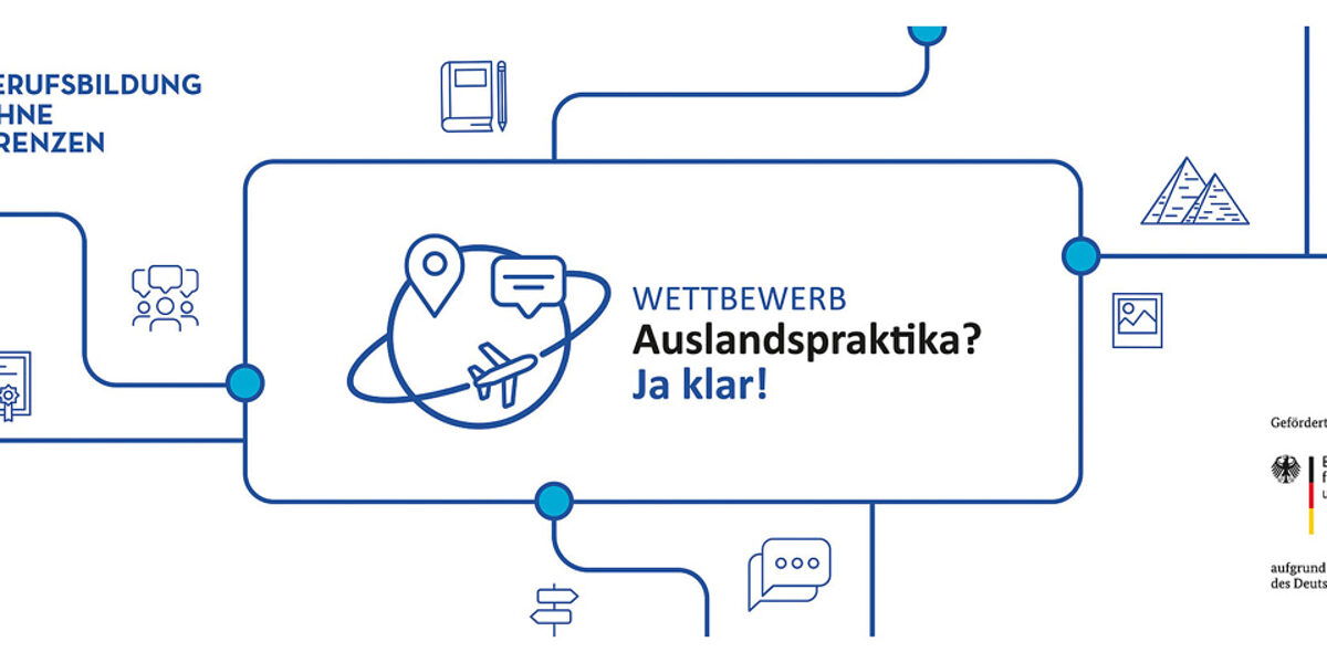 Ihr Unternehmen hat Auszubildenden oder jungen Fachkräften in der Vergangenheit ein Auslandspraktikum ermöglicht? Dann laden wir Sie herzlich ein, beim Wettbewerb "Auslandspraktika? Ja klar!" mitzumachen. Ihr Unternehmen hat Auszubildenden oder jungen Fachkräften in der Vergangenheit ein Auslandspraktikum ermöglicht? Dann laden wir Sie herzlich ein, beim Wettbewerb "Auslandspraktika? Ja klar!" mitzumachen.