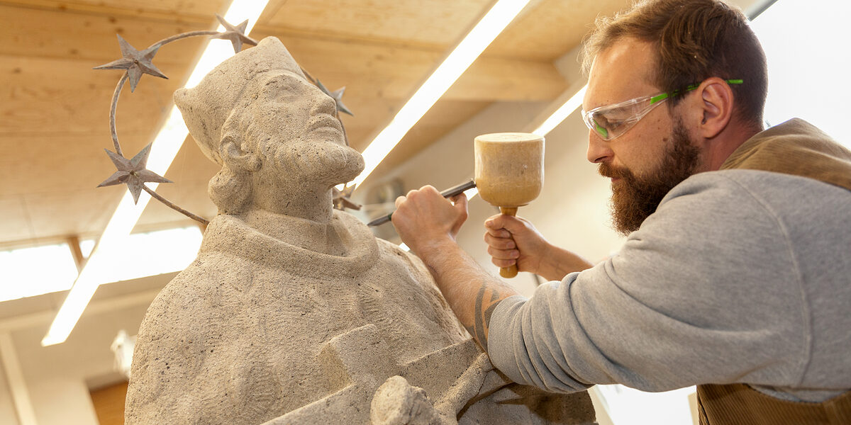 Arbeiter der Denkmalpflege Arbeiter der Denkmalpflege