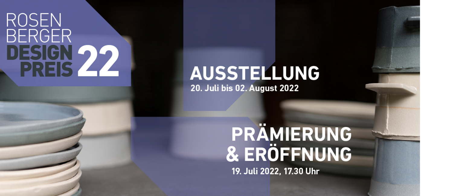 Einladungskarte Rosenberger Designpreis 2022 Einladungskarte Rosenberger Designpreis 2022