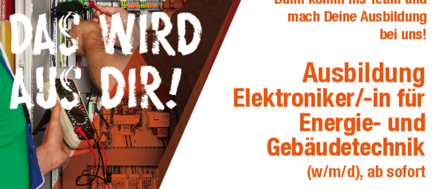 Stellenangebot Teaser Ausbildungsstelle Elektro