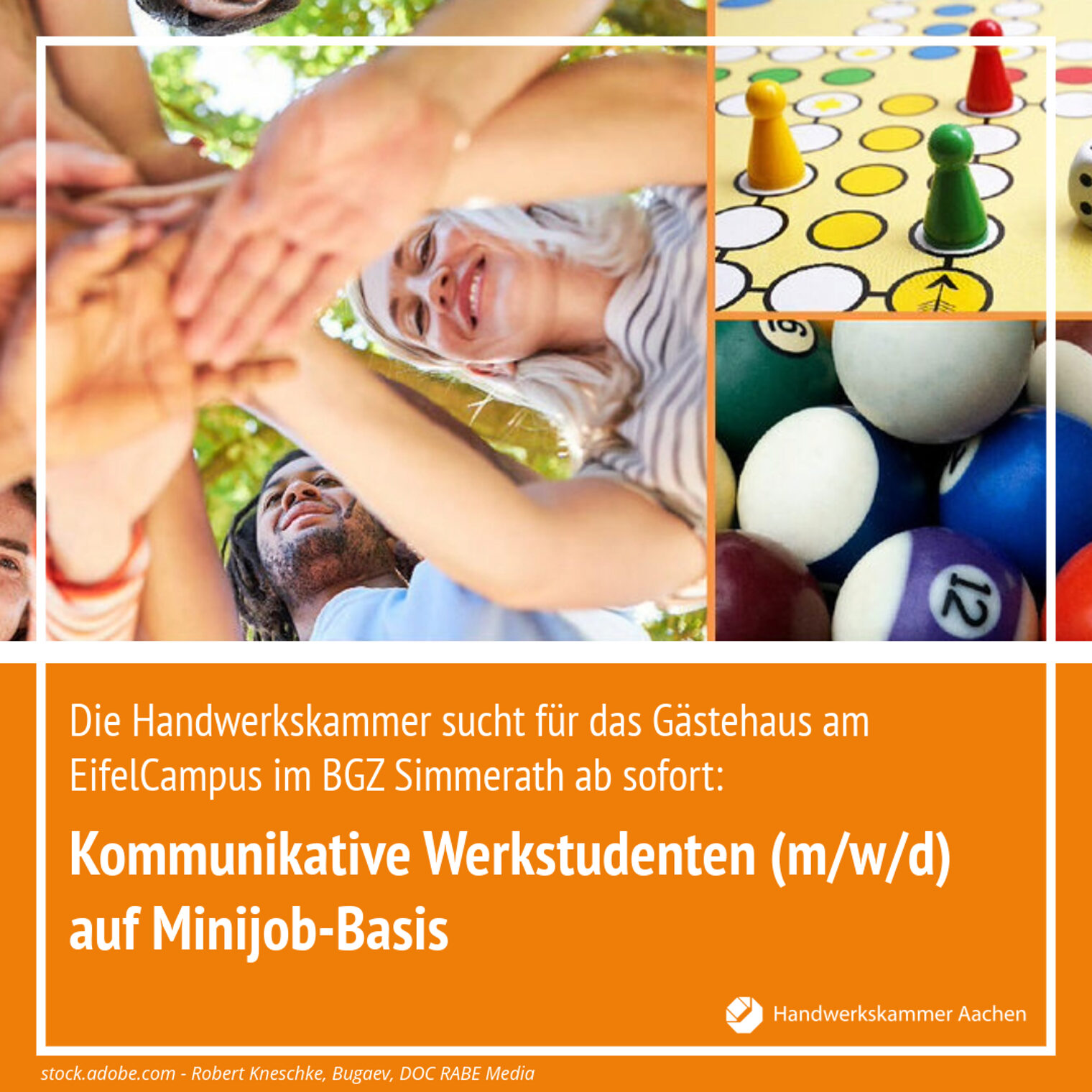 Kommunikative Werkstudenten (m/w/d) auf Minijob-Basis