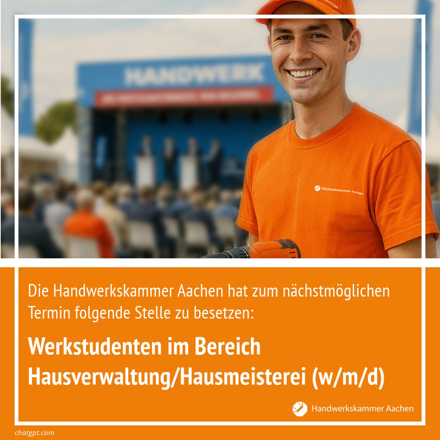 Stellenangebot Werkstudenten im Bereich Hausverwaltung/Hausmeisterei (w/m/d)