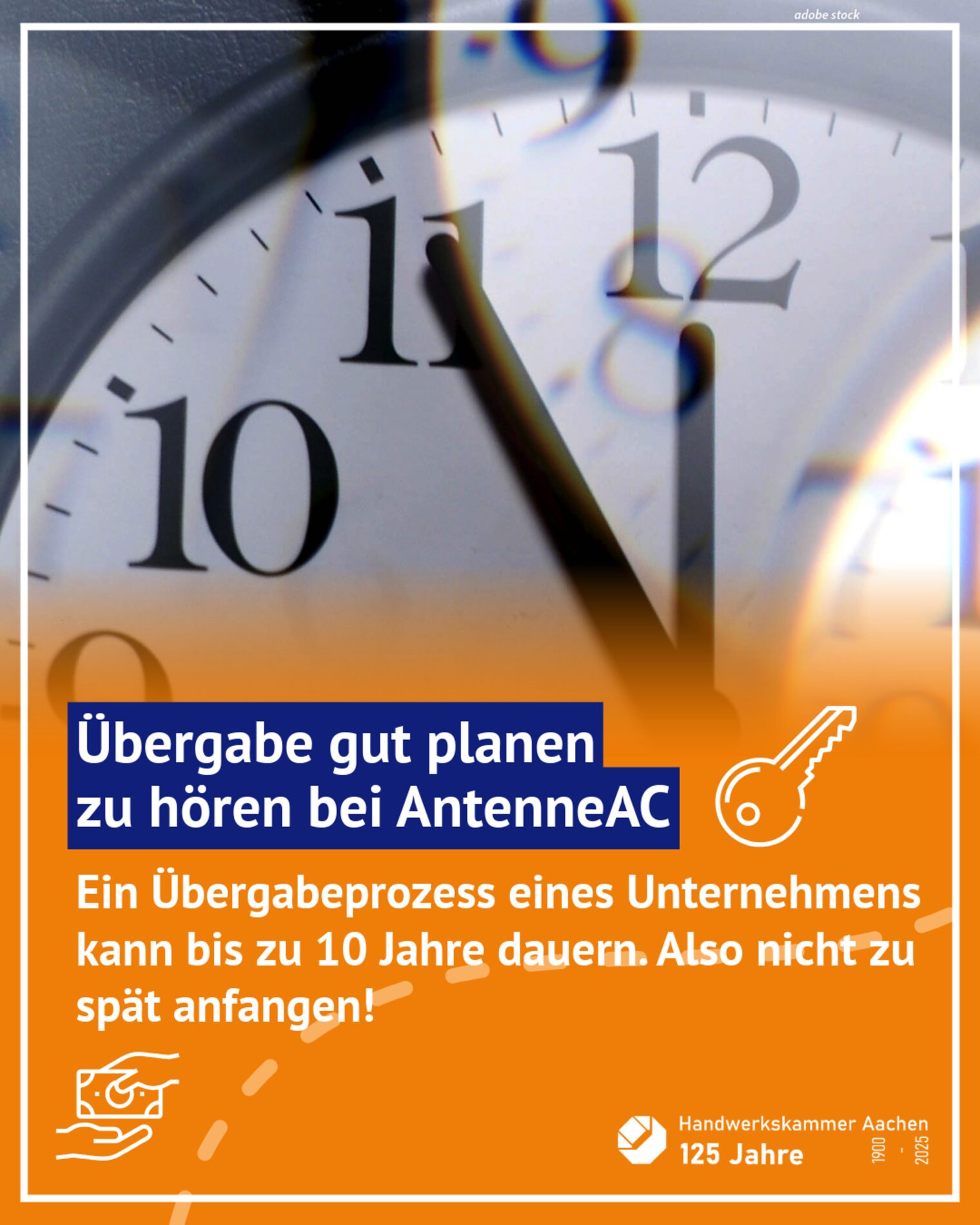 Übergabe gut planen und Antenne AC