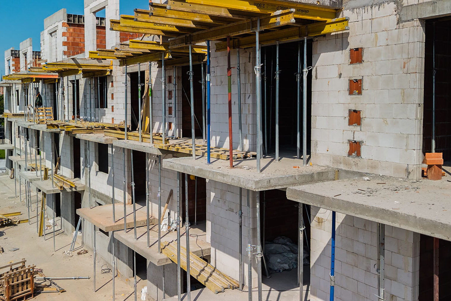 Baustelle im Rohbau