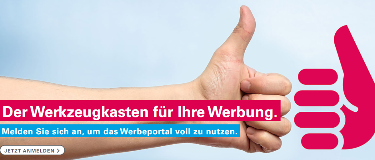 Die Startseite des neuen Werbeportals ist unter Werbeportal.handwerk.de erreichbar. Die Startseite des neuen Werbeportals ist unter Werbeportal.handwerk.de erreichbar.